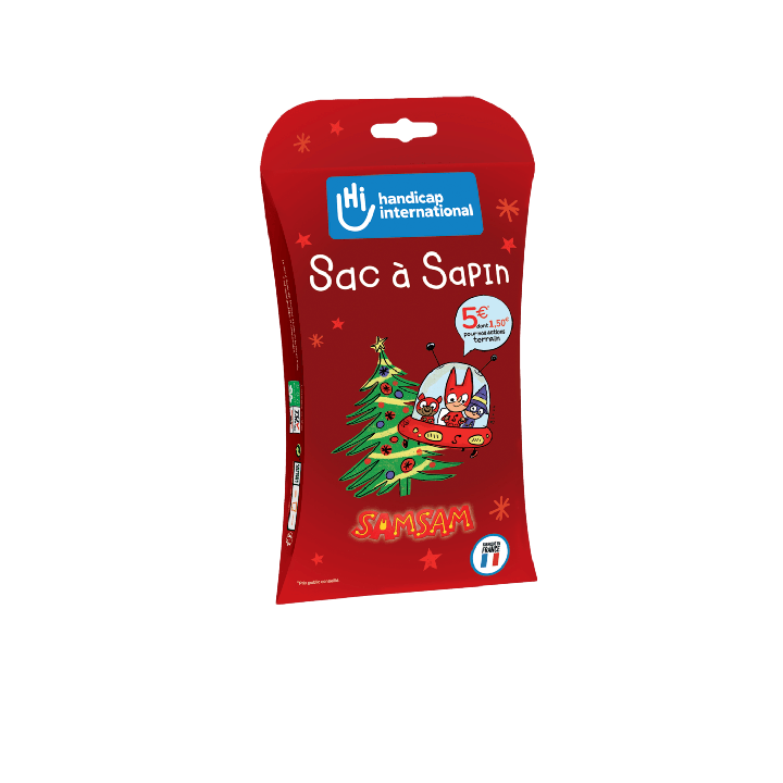 Sac à sapin Handicap International biodégradable - Version 2019